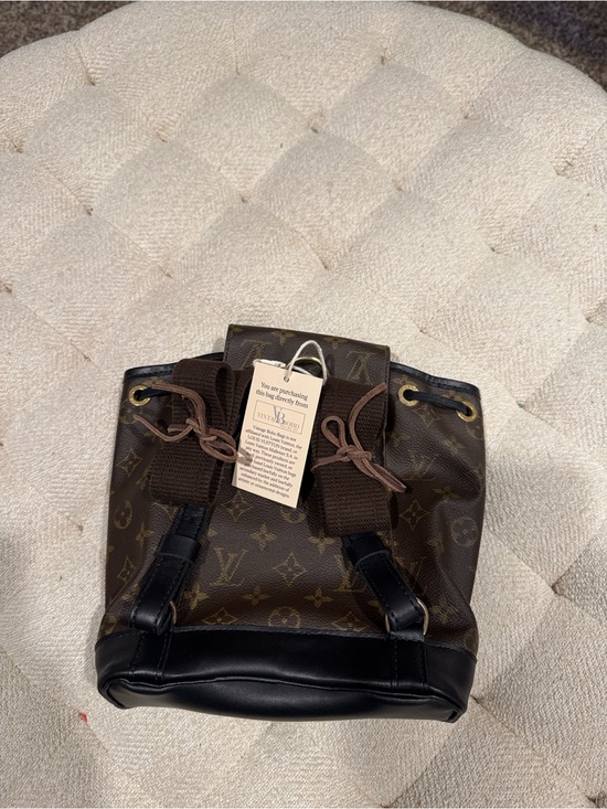 Revamped Louis Vuitton Monogram Drawstring Backpack by Vintage Boho Bags main image 5